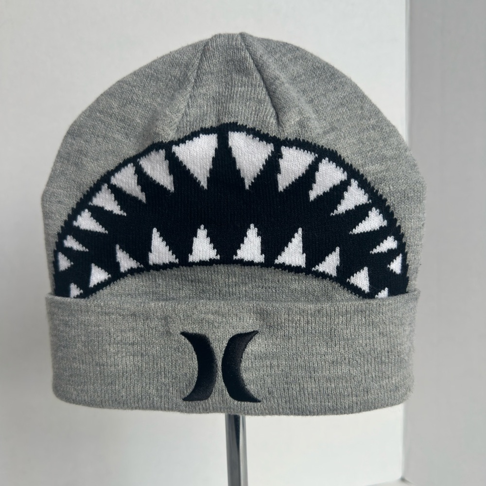 Hurley Shark Mouth Knit Youth Winter Hat